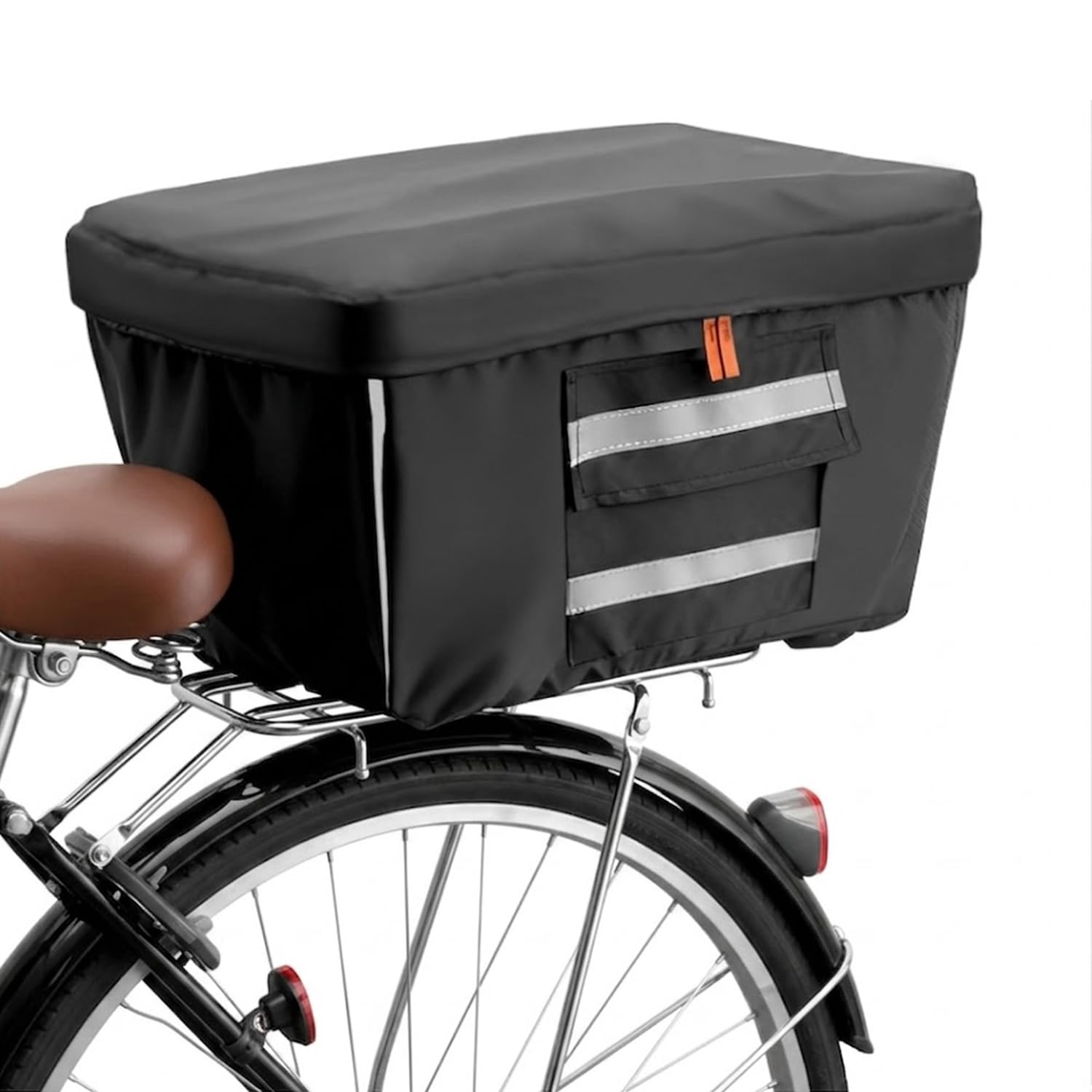 Amazon.co.jp: 自転車 カゴカバー 後ろ 2段式 拡張 大容量 防水 大型